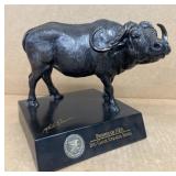 NRA Water buffalo sculpture