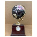 World Globe and clock