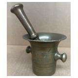 Brass Mortar and pestle