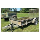 Single Axle Trailer, No Title
