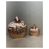Michael BONNE handmade copper pumpkins