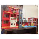 Fire station and schoolhouse