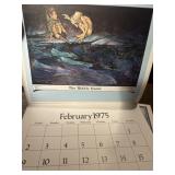 1975 J.R.T Tolkien calander