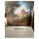 1976 J.R.R Tolkien calander