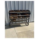 Cheese box display rack