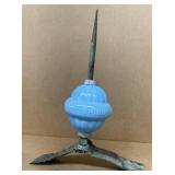 Vintage Lightning rod ball w/Roof mount finial