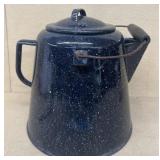 Enamel coffee pot