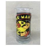 Pac-Man character glass