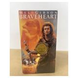 Braveheart, Mel Gibson VHS factory sealed