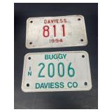 Buggy license plates