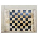 Wooden checkerboard