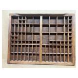 Type tray shelf