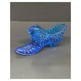 Fenton hobnail blue shoe