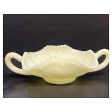 Fenton double handled candy dish