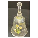 Fenton hand painted December bell