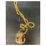 E.Pearl king tut necklace