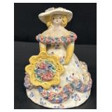 Overbeck southern Bell with bouquet of flowers