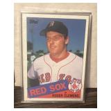 1985 Roger Clemens  Topps rookie baseball card
