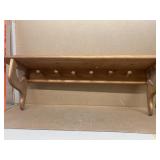 Wooden Heart  wall shelf