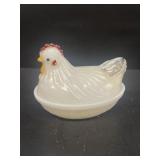 Hen on a nest