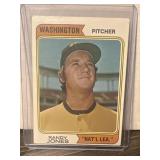 Rare Randy Jones, Washington nationals rookie
