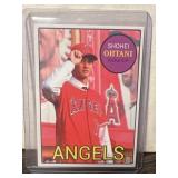 Shohei Ohtani first rookie baseball card blank