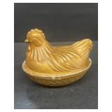 Hen on a nest