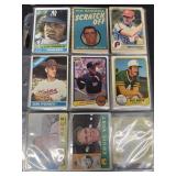 1960s 70s and 80s baseball card lot