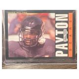 1985 Walther Payton Topps football card