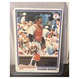 1978 Thurman Munson Topps baseball card, New Y