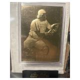 Gary Carter 22 karat gold baseball card