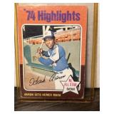 1975 Hank Aaron Topps baseball card