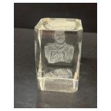 Toni Stewart glass paperweight