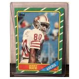 1986 Jerry Rice Topps rookie football card nm