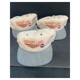 (3) harvest land brand new hats