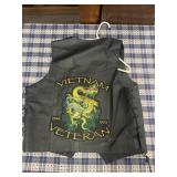 Leather vest, Vietnam, veteran size large
