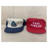 Farm manager and AGRATECH hats
