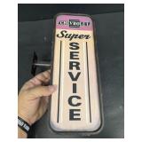 Chevrolet super service sign