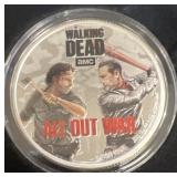 The Walking Dead 1 ounce silver coin