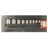 Craftsman 9-piece socket set 1/2" drive