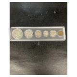 1922 peace silver dollar, 1945 silver half d