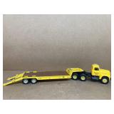 Triangle sand, gravel international truck hauler
