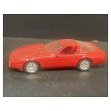 Corvette promotional red car