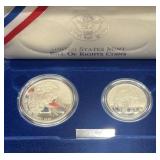 1993 United States Bill of Rights silver dollar