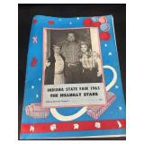 1963 Indiana State fair program featuring the