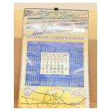 1958 Baltimore and Ohio Railroad poster calendar