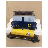 Electric toy train cars