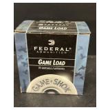 Federal 20 ga. eight shot game load-box of 25-NO S