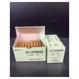 (2) boxes of dirty carbine ammunition-NO SHIPPING