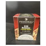 Federal 22 LR Ammo-box of 550 rnds-NO SHIPPING